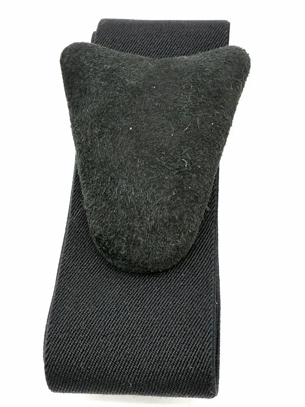 Vintage Milor Black Stretch Belt Suede Covered Buckle Size 27 Fits 30 Inch